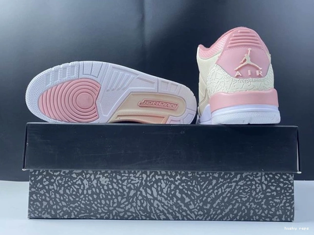 Rep Husky Jordan 3 Pink Air (W) Rust CK9246-116 Retro Sail 0727